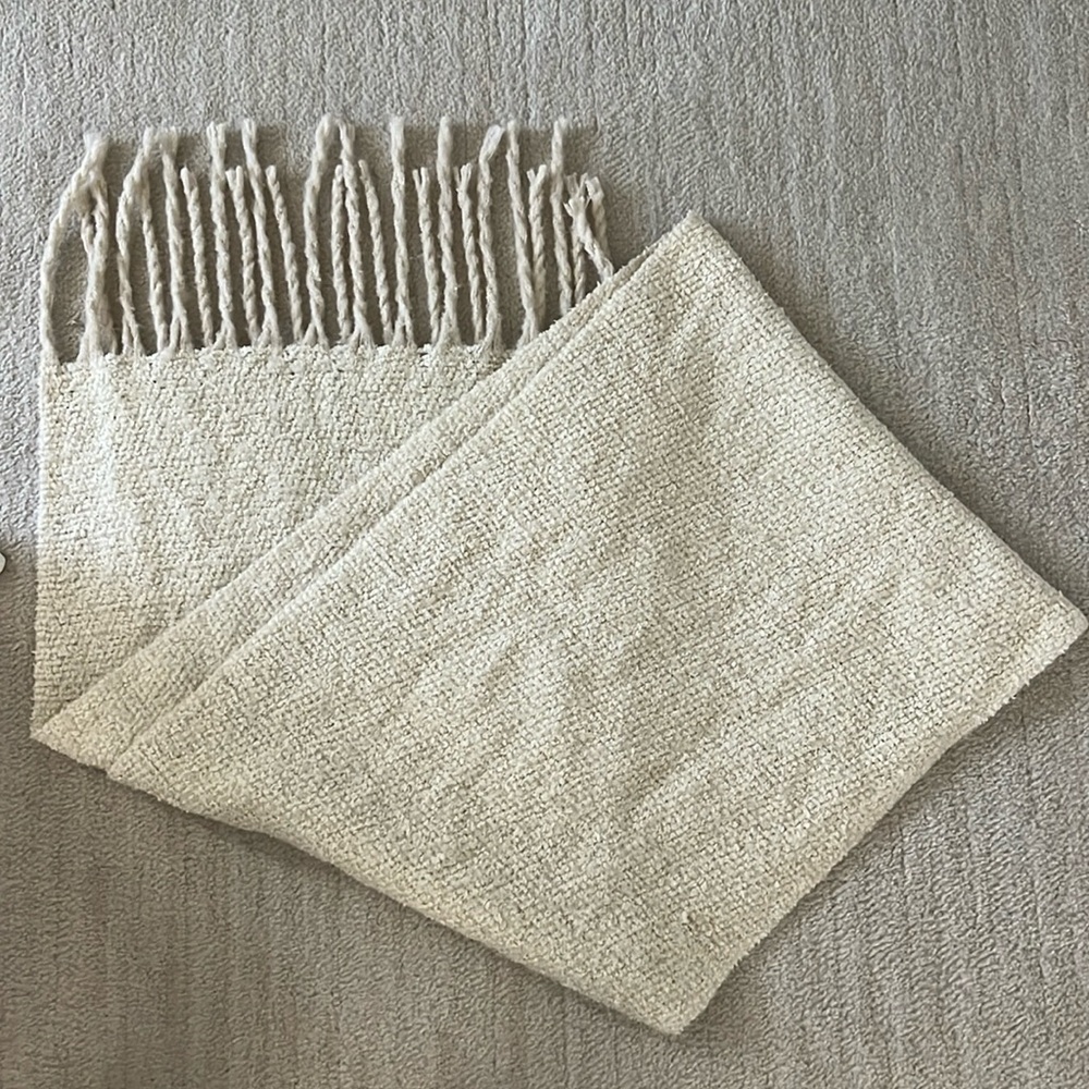 Oversized chunky scarf